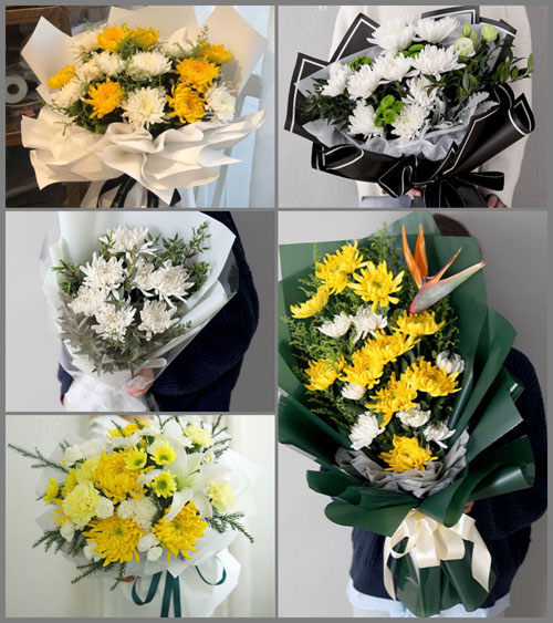 江苏扬州仪征市青山镇沙洲村白事花束代送